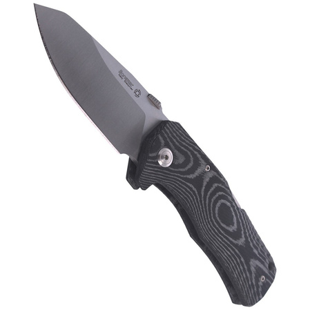 LionSteel TM1 Black Micarta, Satin Sleipner by Molletta (TM1 MS)