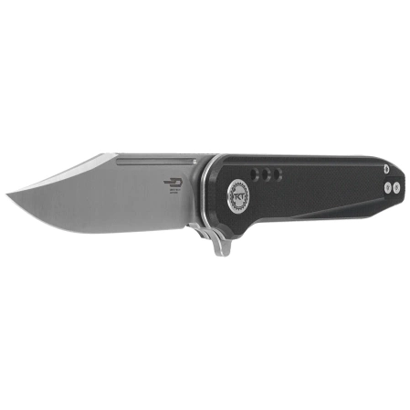 Nóż składany Bestech Syntax CP Black G10, Stonewashed/Satin CPM 154CM by Todd Knife and Tool (BG41A)