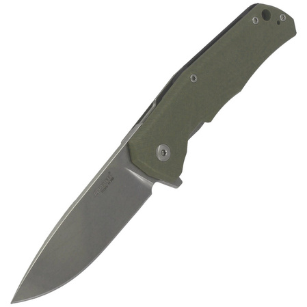 LionSteel T.R.E. G10 Green / Stone Washed Blade (TRE GGR)