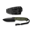 Sencut Toxodon Knife OD Green G10, Black 9Cr18MoV (S24036-2)