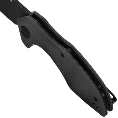 Nóż składany Kubey Nobel Black G10, Blackwashed 14C26N (KU236O)