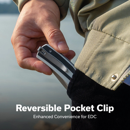 Sencut Regnator Knife White / Black G10, Satin 9Cr18MoV (S24057-3)