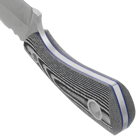 Nóż na szyję K25 Boot Knife Black/White G10, Satin 7Cr17Mov (32561)