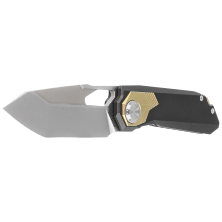 Nóż składany Remette RT-Peregrine Falcon Brown/Gold Titanium, Hand Grinding Pearlescent M390 (RTT1-BX)