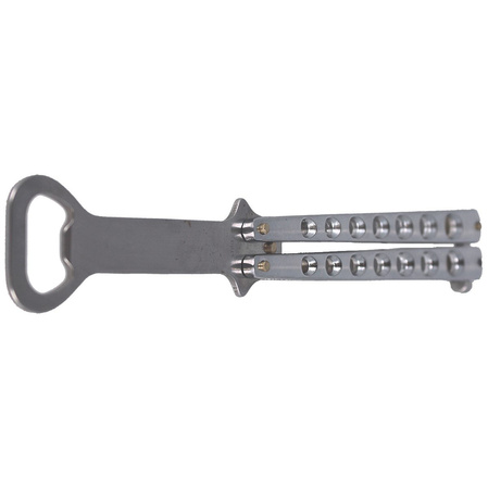Otwieracz do butelek Herbertz CJH Balisong, Chrome (44078 - 571113)