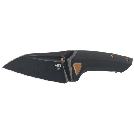 Nóż składany Bestech VK-Navi Black Titanium, Black Stonewashed MagnaCut by Vulpex Knives (BT2404E)