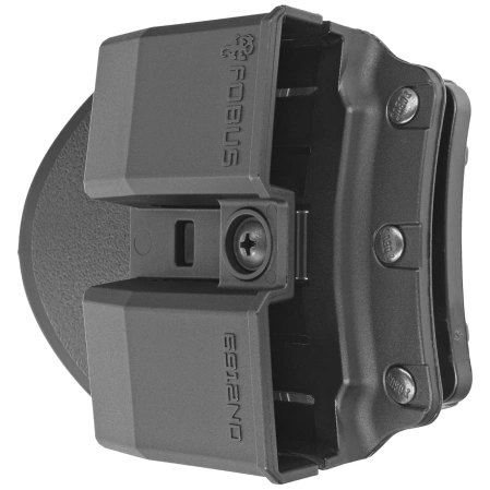 Fobus Double Magazine Pouch for Single-Stack 9mm Mag: Glock 43, 43X, 48, S&W Shield, Sig P365, Springfield XDS, Ruger (6912ND RT)