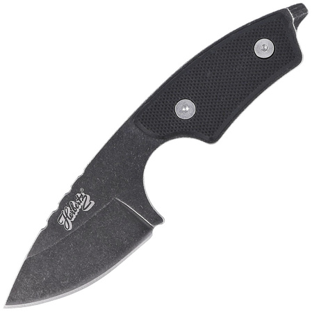 Nóż na szyję Herbertz CJH Neck Knife Black G10, Black Stonewashed 420 (10000345)