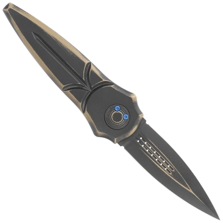 Nóż grawitacyjny Paragon Warlock-X Convergence Black Aluminium, Black Cerakote CPM S35VN (WLOCX-DUNE-THEME2)