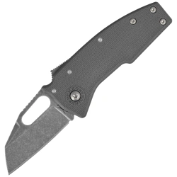 Nóż składany Demko Nano-Shark SF Grey GRN, Stonewashed AUS10A by Andrew Demko (NANO-10A-Grey GRN-SF)