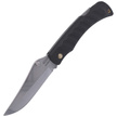 Mikov Crocodile Black ABS Folding Knife, Mirror Finish (243-NH-1/C BLK)