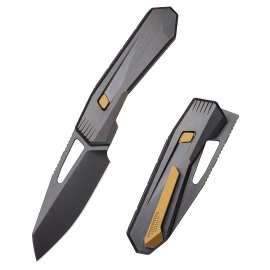 Nóż składany Remette RT-Agile Peregrine Falcon Black DLC Titanium, Black DLC M390 (RTCZ-B)