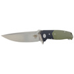 Nóż składany Bestech Swordfish Black / Green G10, Satin D2 (BG03A)