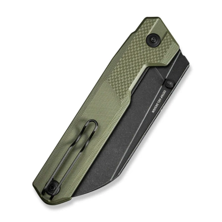 Civivi Hid Knife OD Green G10, Black Stonewashed 14C28N by Ostap Hel (C23008-2)