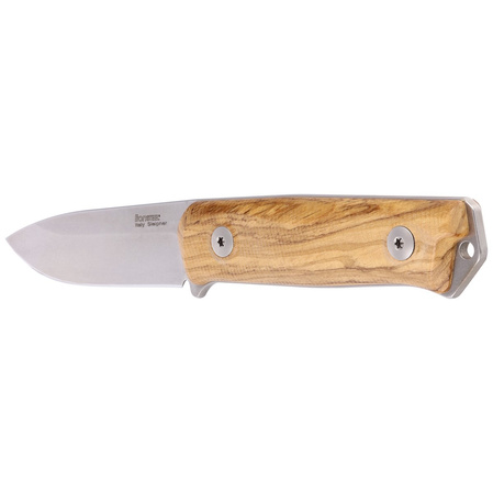LionSTEEL B41 Olive Wood, Stonewashed Sleipner by Molletta bushcraft knife (B41 UL)
