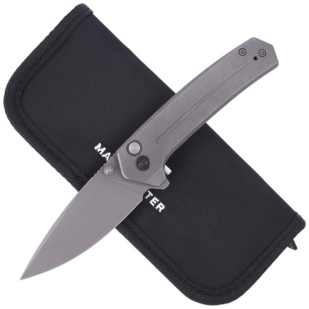 WE Knife Culex Gray Titanium, Gray Stonewashed CPM 20CV (WE21026B-1)