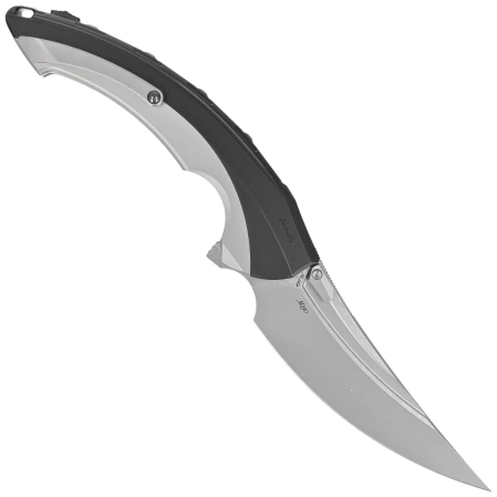 RikeKnife Lamella Black DLC Titanium, Satin M390 (RK-Lamella-BP)