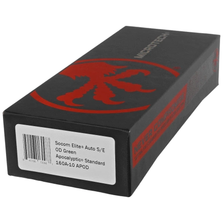 Microtech Socom Elite Auto S/E Automatic Knife OD Green Aluminum, Apocalyptic M390MK by Tony Marfione (160A-10APOD)