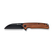 Sencut Awassi Knife Guibourtia Wood, Black 9Cr18MoV (S24065-3)