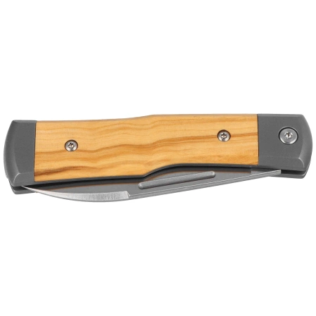 Scyzoryk Fox Gunstock Olive Wood/Titanium, Satin M390 (FX-558 OL)