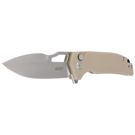Nóż składany Kubey Knife RDF Tan G10, Bead Blasted AUS-10 by HYDRA Design (KU316D)