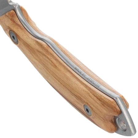 MKM Pocket Tango 2 Knife Olive Wood, Satin MagnaCut by David C Andersen (MK PT02-O)