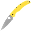 Spyderco Native Chief 2 Lightweight Salt Knife Yellow FRN, Satin MagnaCut by Sal Glesser (C244PYL)