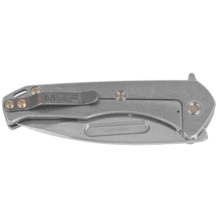 Medford Praetorian Slim DP Tumbled ''Deep-Cut Sunflower'' Titanium, Bronze HW/Clip, Tumbled S45VN by Greg Medford (MKF2084TD-01TM-T1C1-Q4)