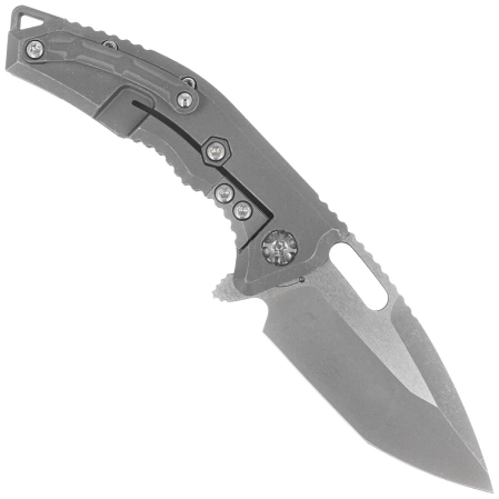 Nóż składany Heretic Medusa Manual T/E Battleworn Gray Titanium, Battleworn MagnaCut by Tony Marfione Jr. (H009-5A-TIBATTLE)