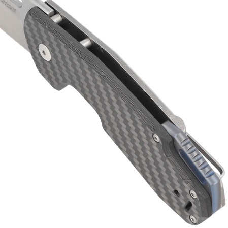 Viper Odino Black Carbon Fiber, Stonewashed N690 by Jesper Voxnæs Knife (V5918FC)