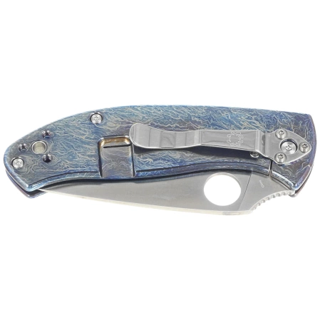 Nóż składany Spyderco Tenacious R.I.L. Disarray Titanium, Satin D2 by Eric Glesser (C122TIBLD2P)