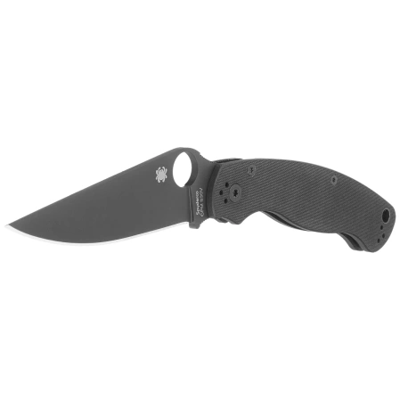 Nóż składany Spyderco Military 2 Black G10, Black DLC CPM S30V by Sal, Eric Glesser (C36GPBK2)