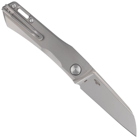 Nóż składany Real Steel Solis Gray Titanium, Satin N690 by Poltergeist Work (7061S)