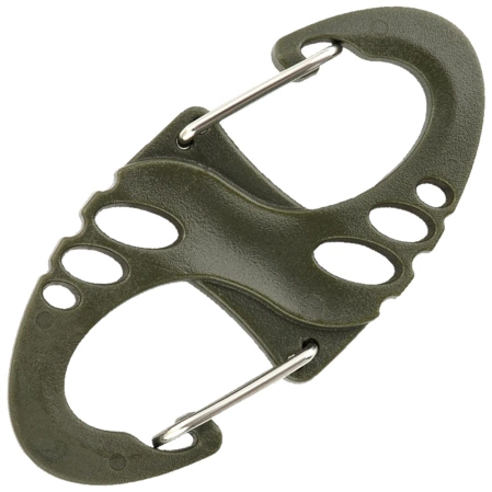 M-Tac S-Hook Double-ended Clip Hook 50mm Olive (SHKCRBNR-OD)