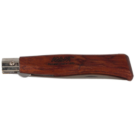 MAM Douro Pocket Knife with Blade Lock, Dark Beech Wood 83mm (2082-DW)