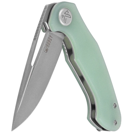 Nóż składany Kubey Dugu Jade G10, Beadblasted 14C28N (KU210I)