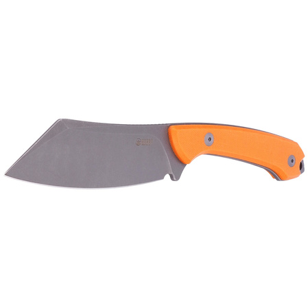 Kubey Knife Perses, Orange G10, Bead Blasted D2 (KU302A)
