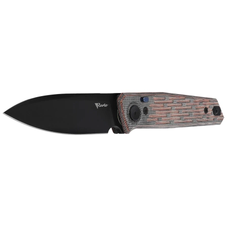 Reate PL-6 Knife Red / Black Micarta, Black PVD Nitro-V (PL-6 RDBKM PVD)