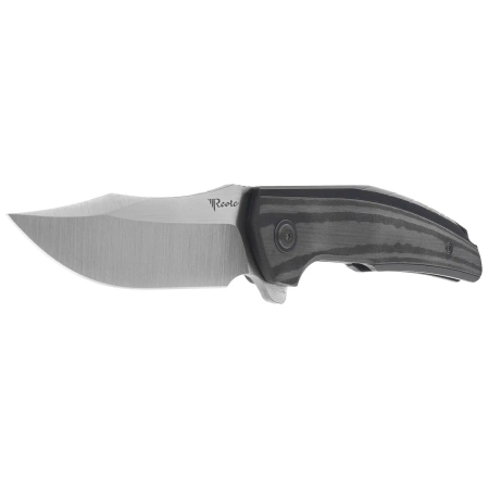 Nóż składany Reate Jack Jr. Black Aluminium, Satin S30V (Jack Jr. BKAL SAT BKAL)