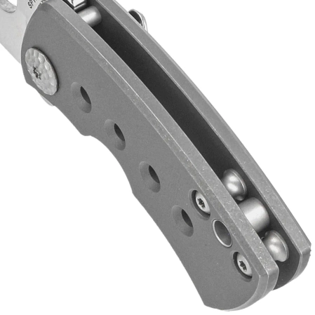 Spyderco McBee Gray Titanium, Stonewashed CTS XHP by Jonathan McNees (C236TIP)