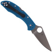 Nóż składany Spyderco Delica 4 FRN Blue Flat Ground Plain (C11FPBL)