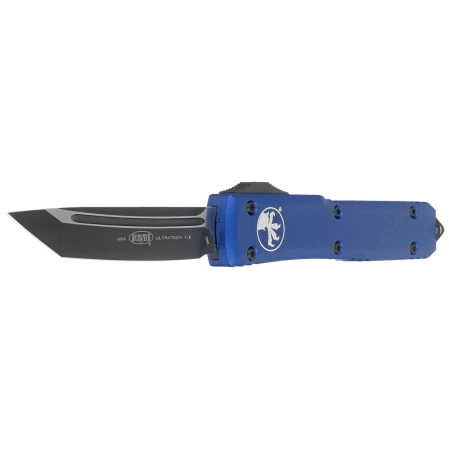 Nóż automatyczny OTF Microtech Ultratech T/E Navy Blue Aluminium, Satin M390 by Tony Marfione (123-1 NA)