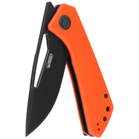 Kubey Thalia Knife Orange G10, Blackwashed 14C28N (KU331O)