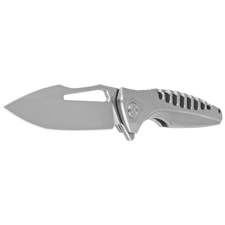 Nóż składany RikeKnife Thor 5 Gray Titanium, Satin M390 (RK-Thor5-P)