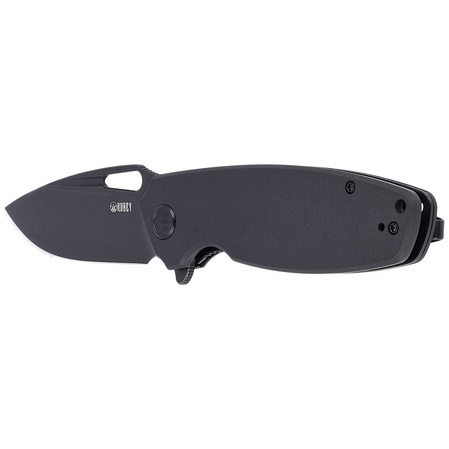 Kubey Knife Tityus Black G10, Dark Stonewashed D2 (KU322C)