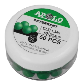 Apolo Deterrent Poly Heavy .50 cal polymer rounds, 1.34 g, 50 pcs