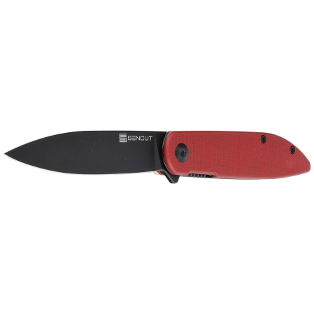 Nóż składany Sencut Bocll II Burgundy G10, Black Stonewashed D2 by Brad Zinker (S22019-3)