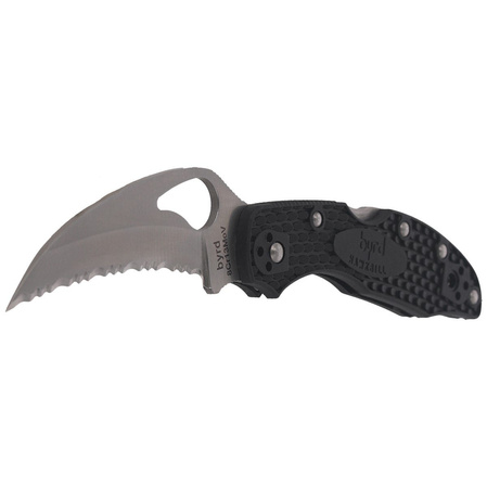 Nóż składany Spyderco Hawkbill Byrd FRN Black, Spyder (BY22SBK)