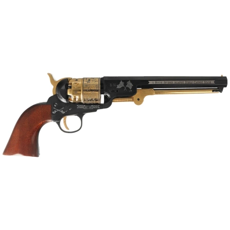 Rewolwer Pietta 1851 Colt Navy Yank Steel London Gettysburg Gold .44 (YAL44ST/GOLD/GTS)
