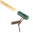 Adler Holly Gardening Trowel, C45 Steel, Green/White Hickory Handle (380.0E03KA025)